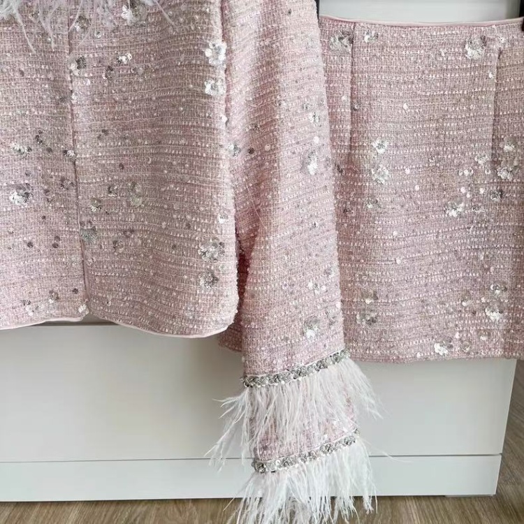 France style splice coat fashion skirt a set for women