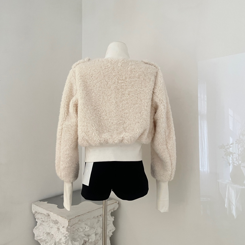 Imitation lamb's wool winter jacket