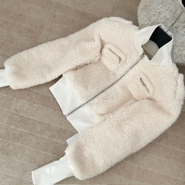 Imitation lamb's wool winter jacket