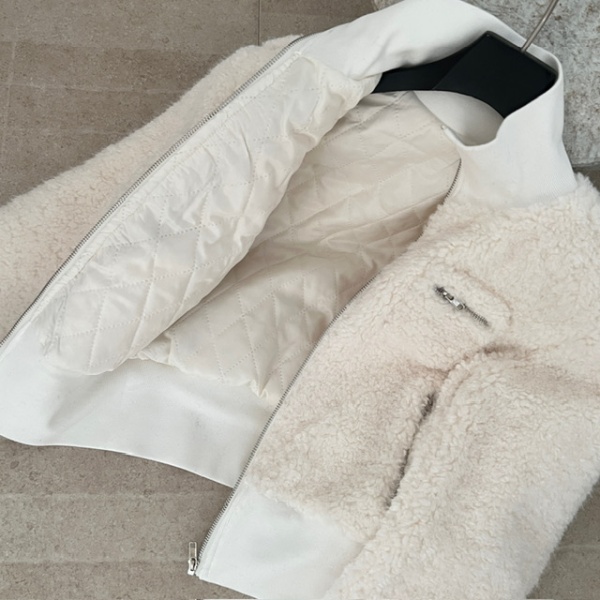 Imitation lamb's wool winter jacket