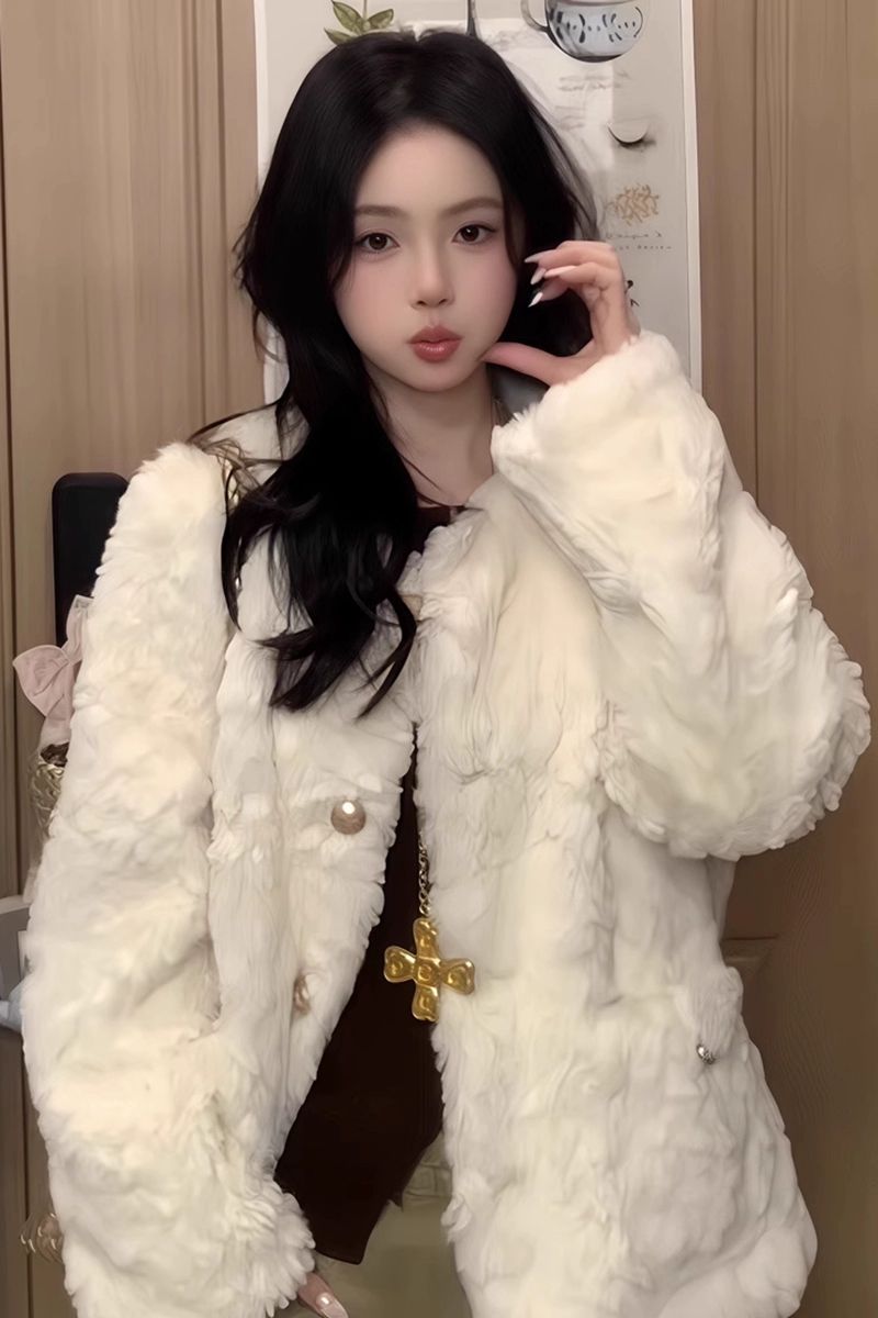 Winter temperament coat elmo fashion tops for women