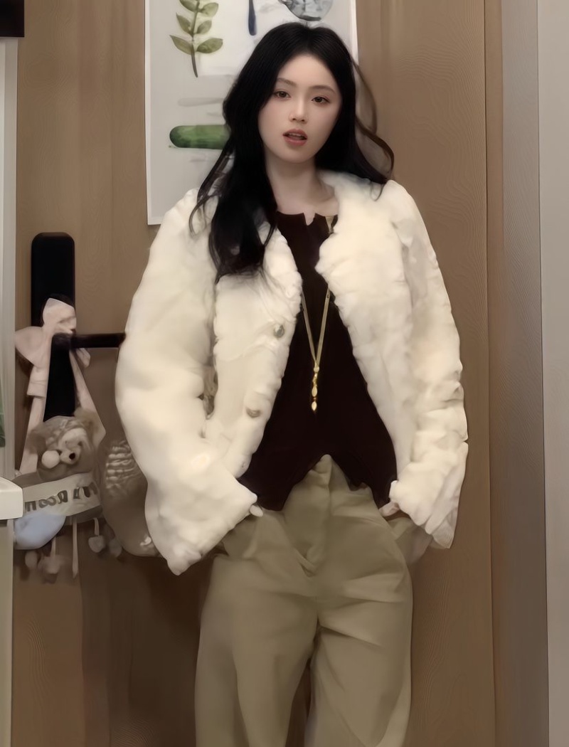 Winter temperament coat elmo fashion tops for women