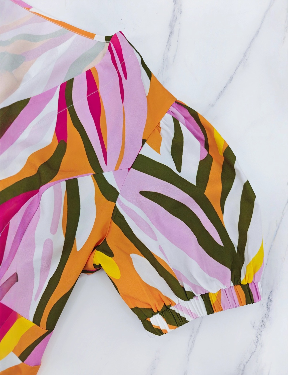 V-neck European style Casual A-line dress for women