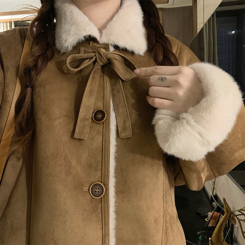 All-match winter thick coat short cotton coat for women