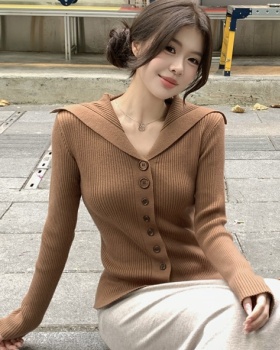 Slim bottoming shirt Western style tops for women