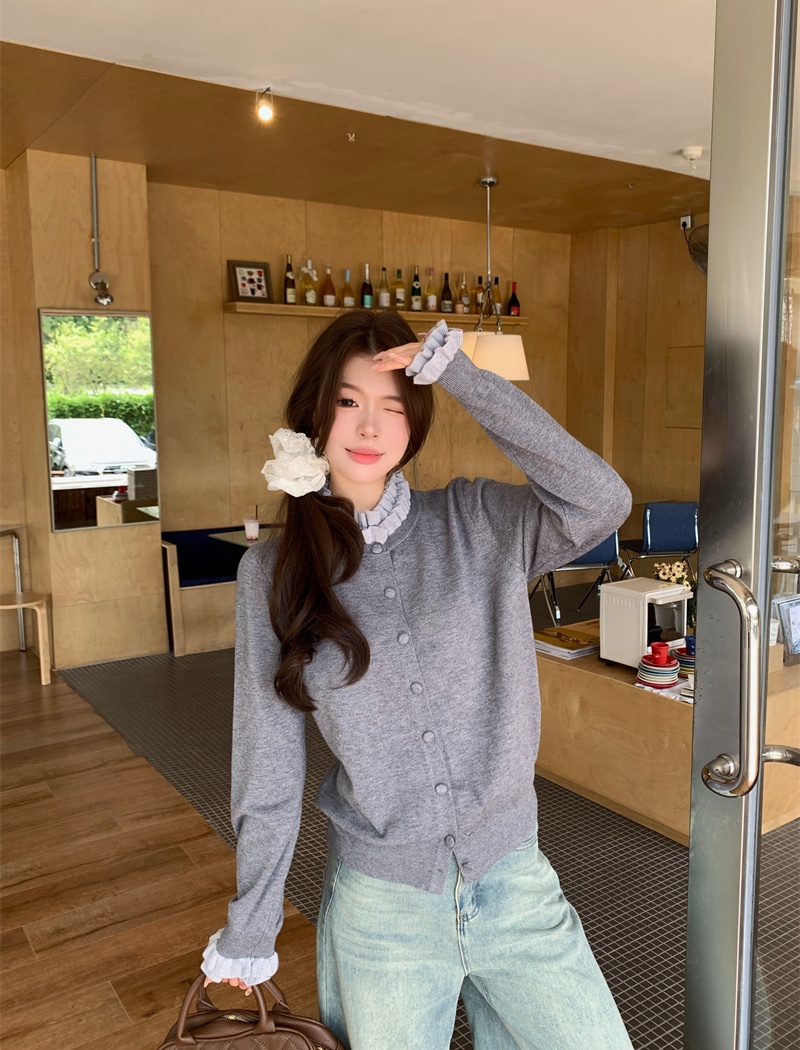 France style coat tender cardigan for women