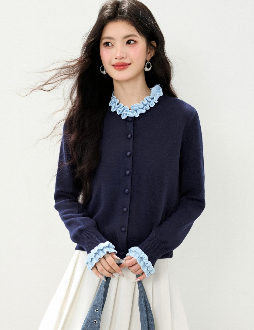 France style autumn and winter sweater loose cardigan