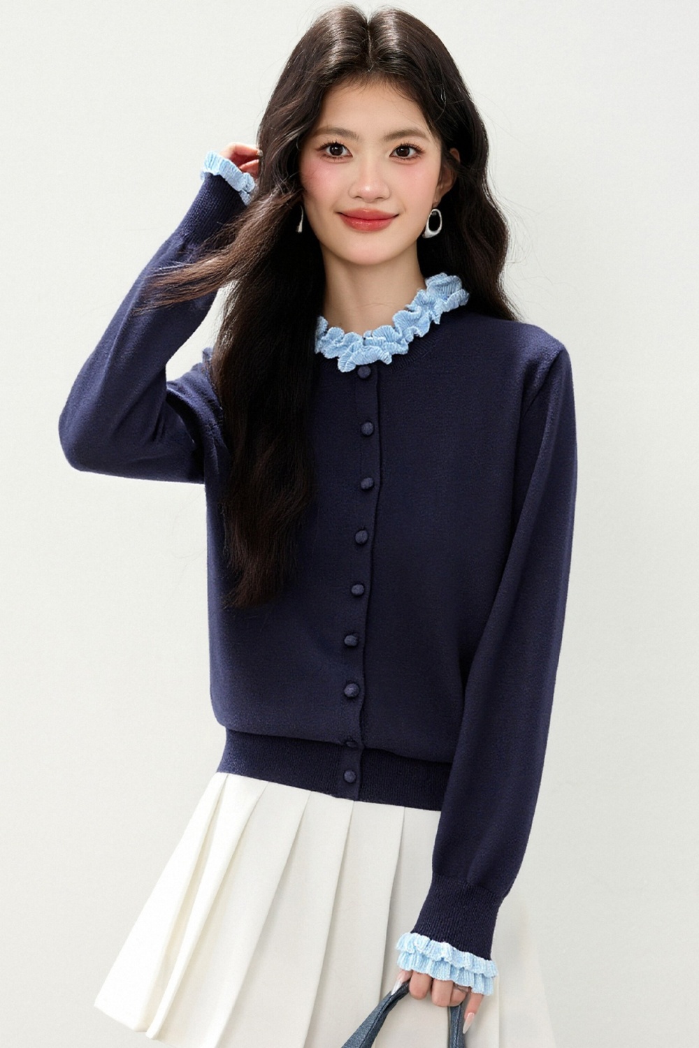 France style autumn and winter sweater loose cardigan