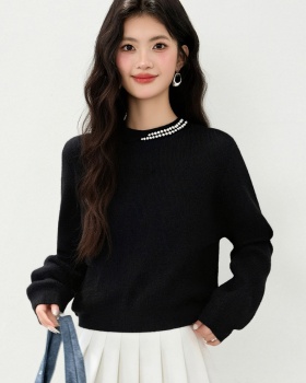 Pearl autumn and winter bottoming shirt loose tops