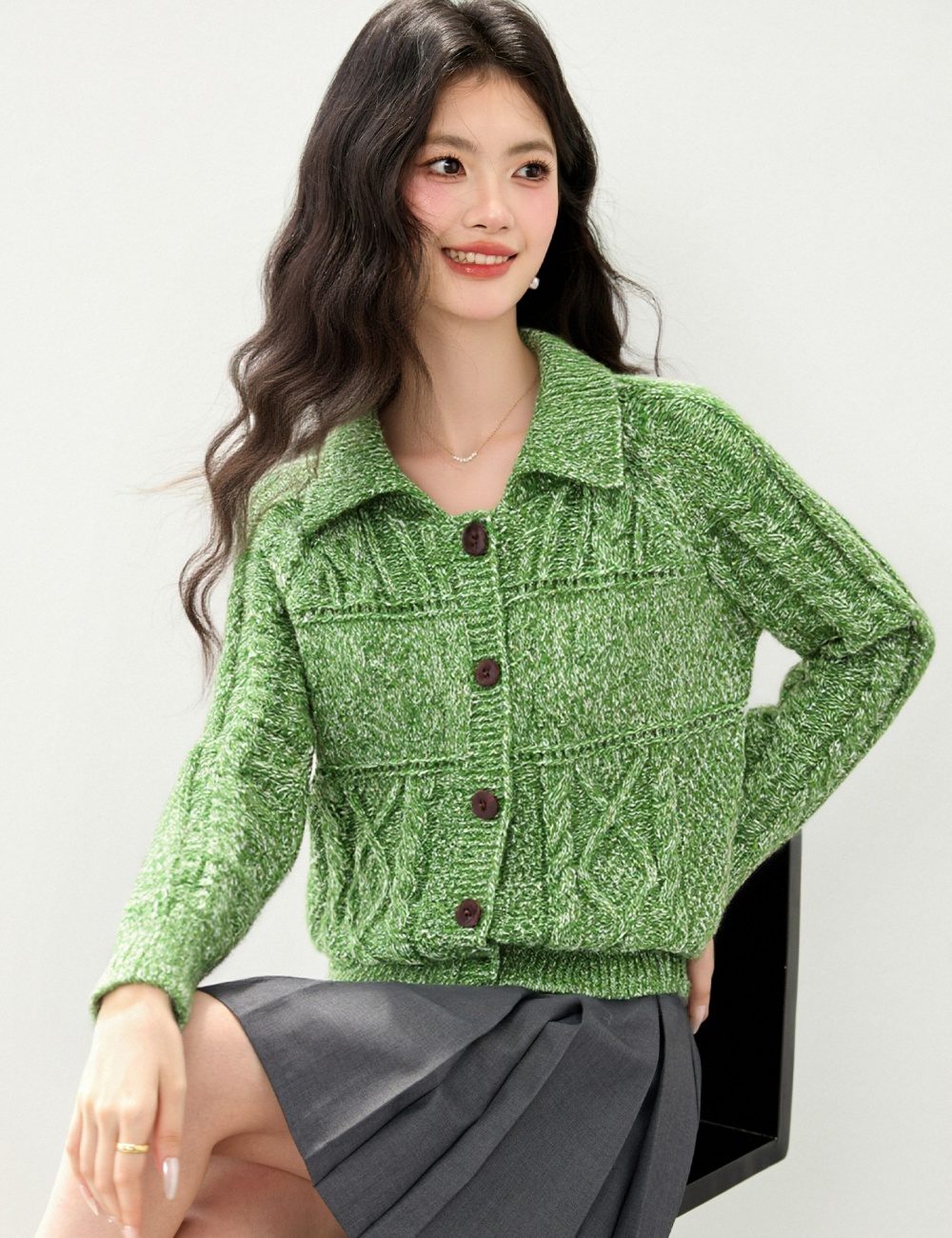 Korean style cardigan loose sweater for women