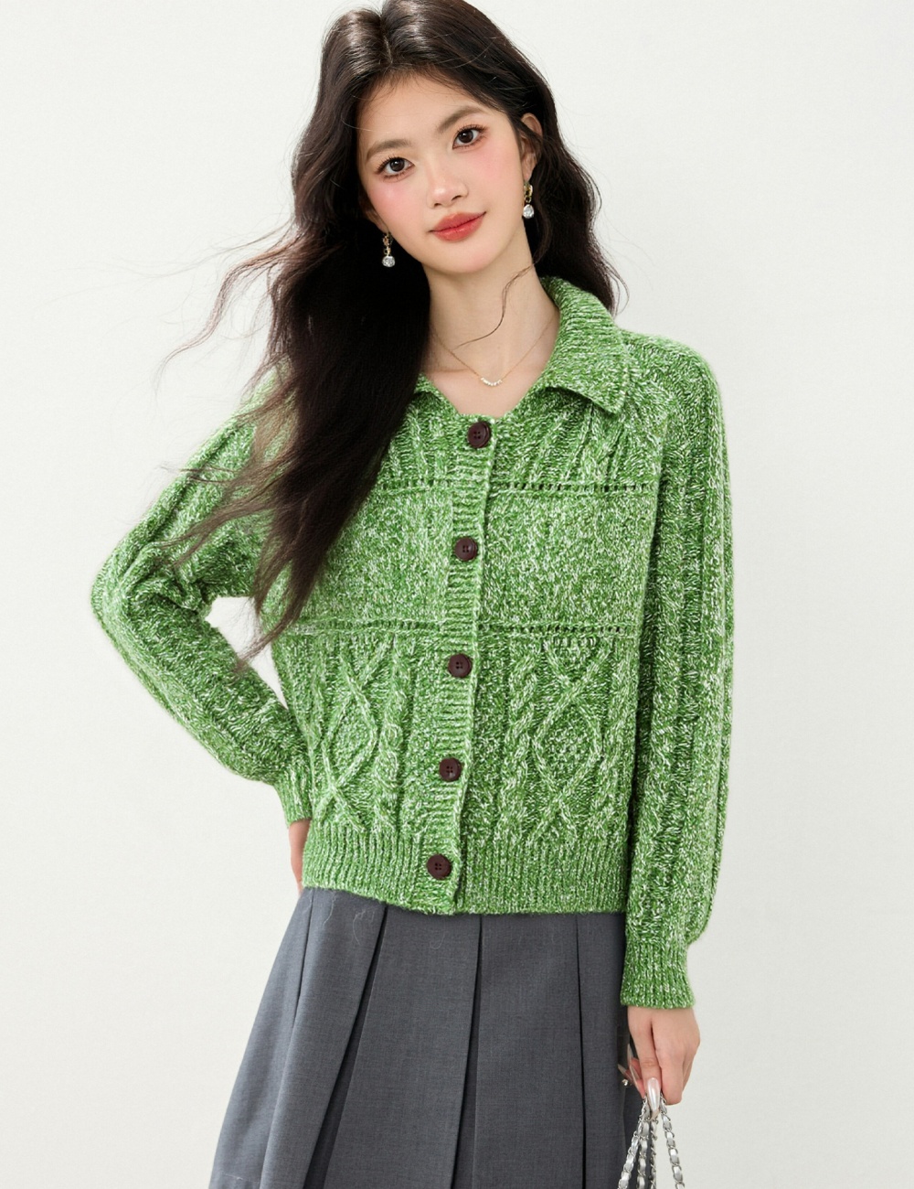 Korean style cardigan loose sweater for women