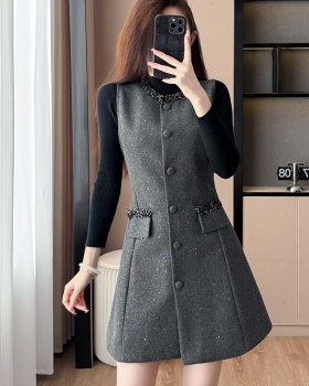 Sleeveless vest cardigan 2pcs set for women