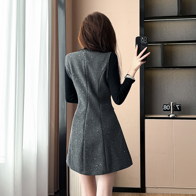 Sleeveless vest cardigan 2pcs set for women