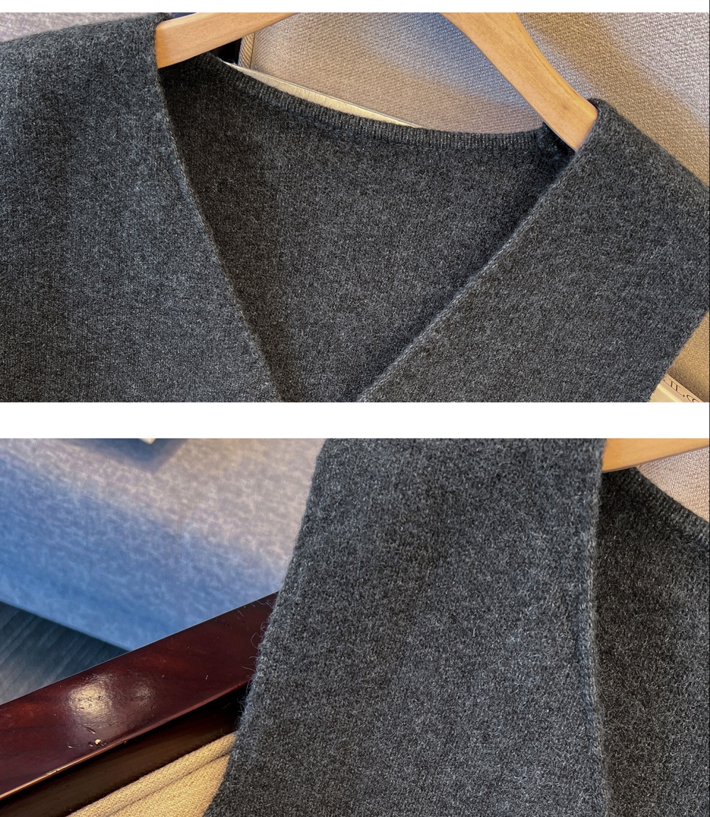 Autumn and winter vest breasted sweater for women