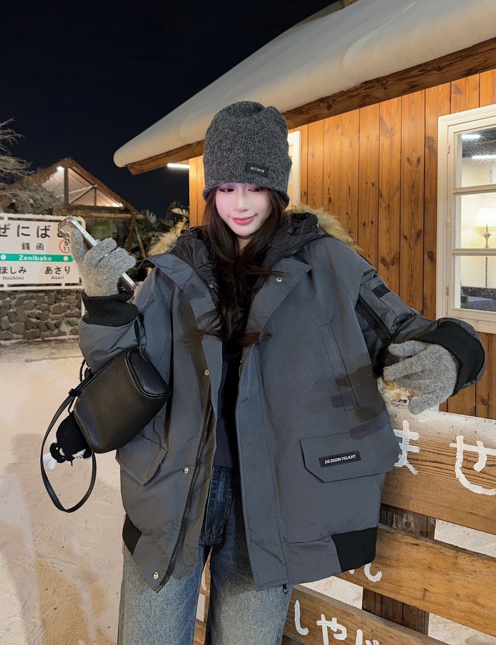 Retro American style cotton coat loose work clothing