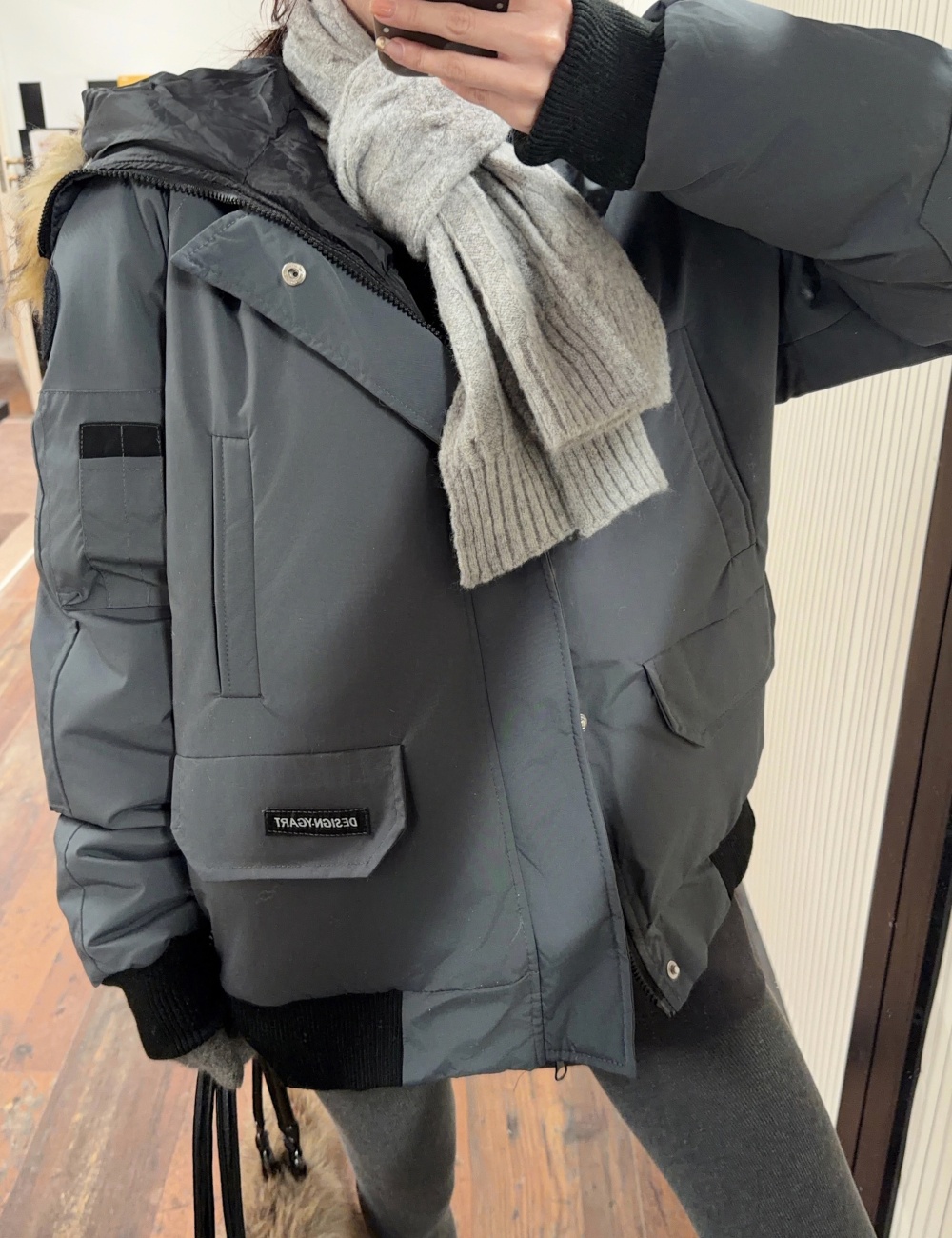 Retro American style cotton coat loose work clothing