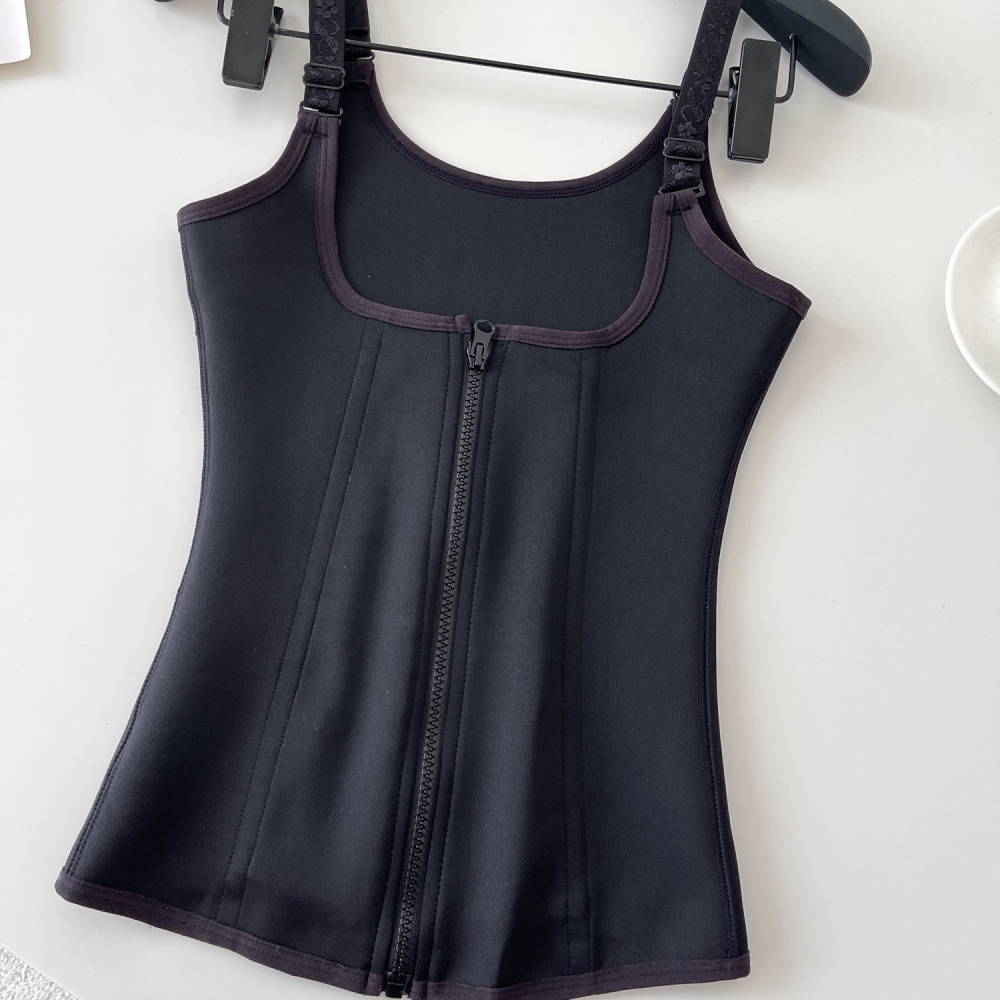 Sling breasted slim vest autumn European style corset for women