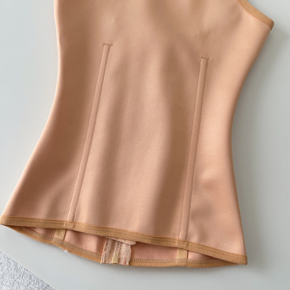 Sling breasted slim vest autumn European style corset for women