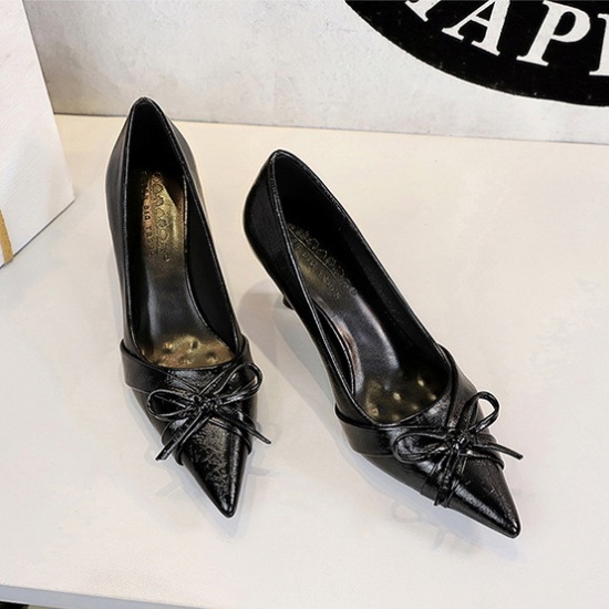 Fine-root lazy shoes pointed high-heeled shoes for women