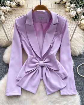 Fashion light coat long sleeve business suit for women
