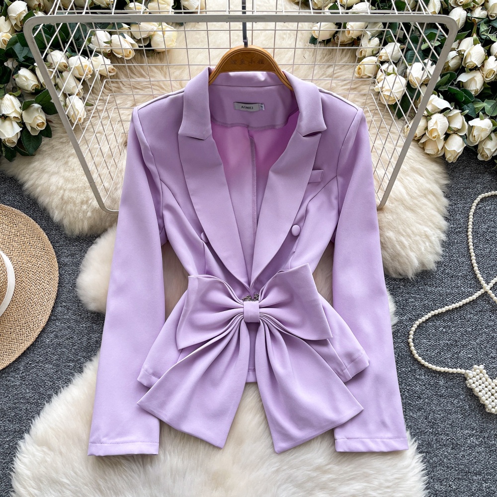 Fashion light coat long sleeve business suit for women