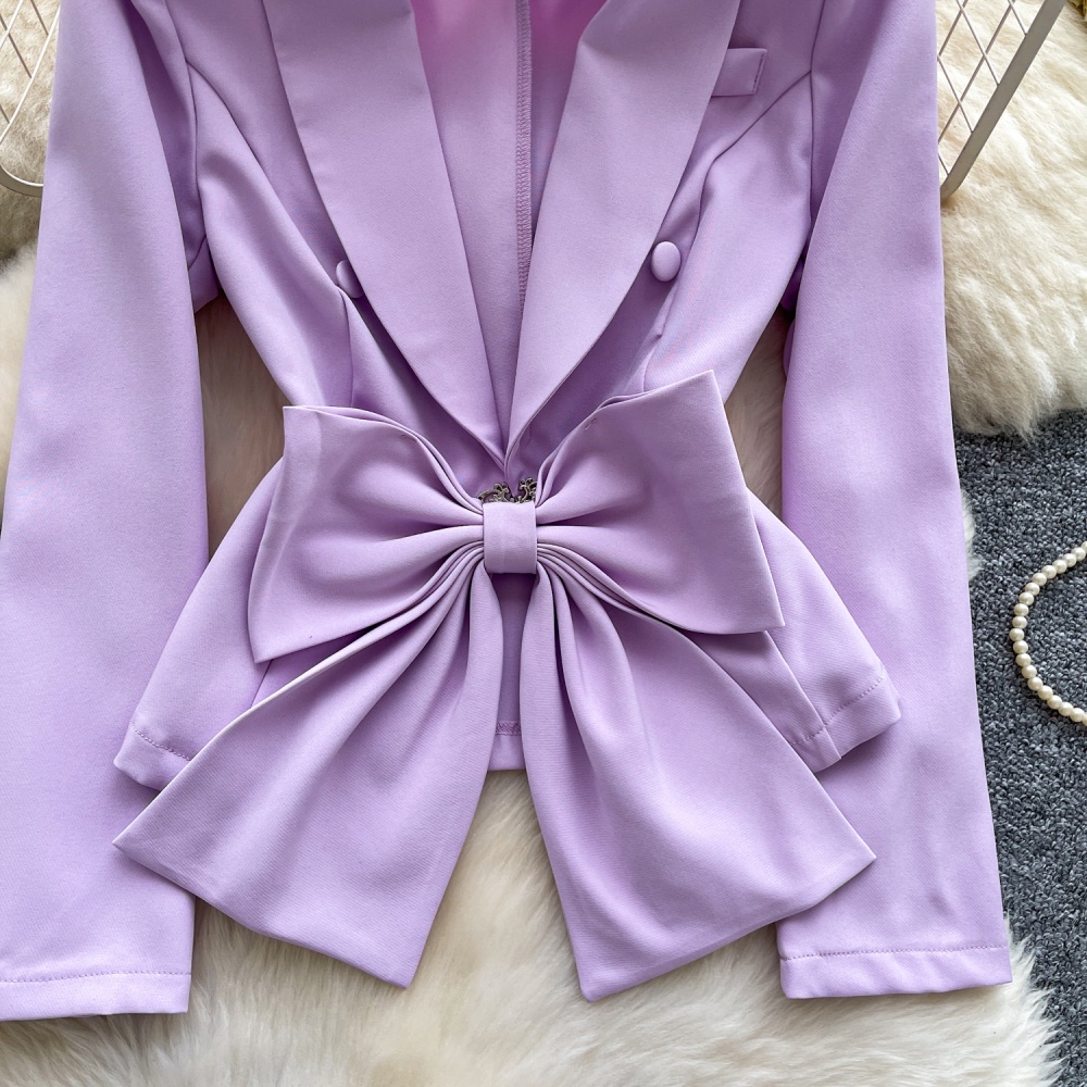 Fashion light coat long sleeve business suit for women