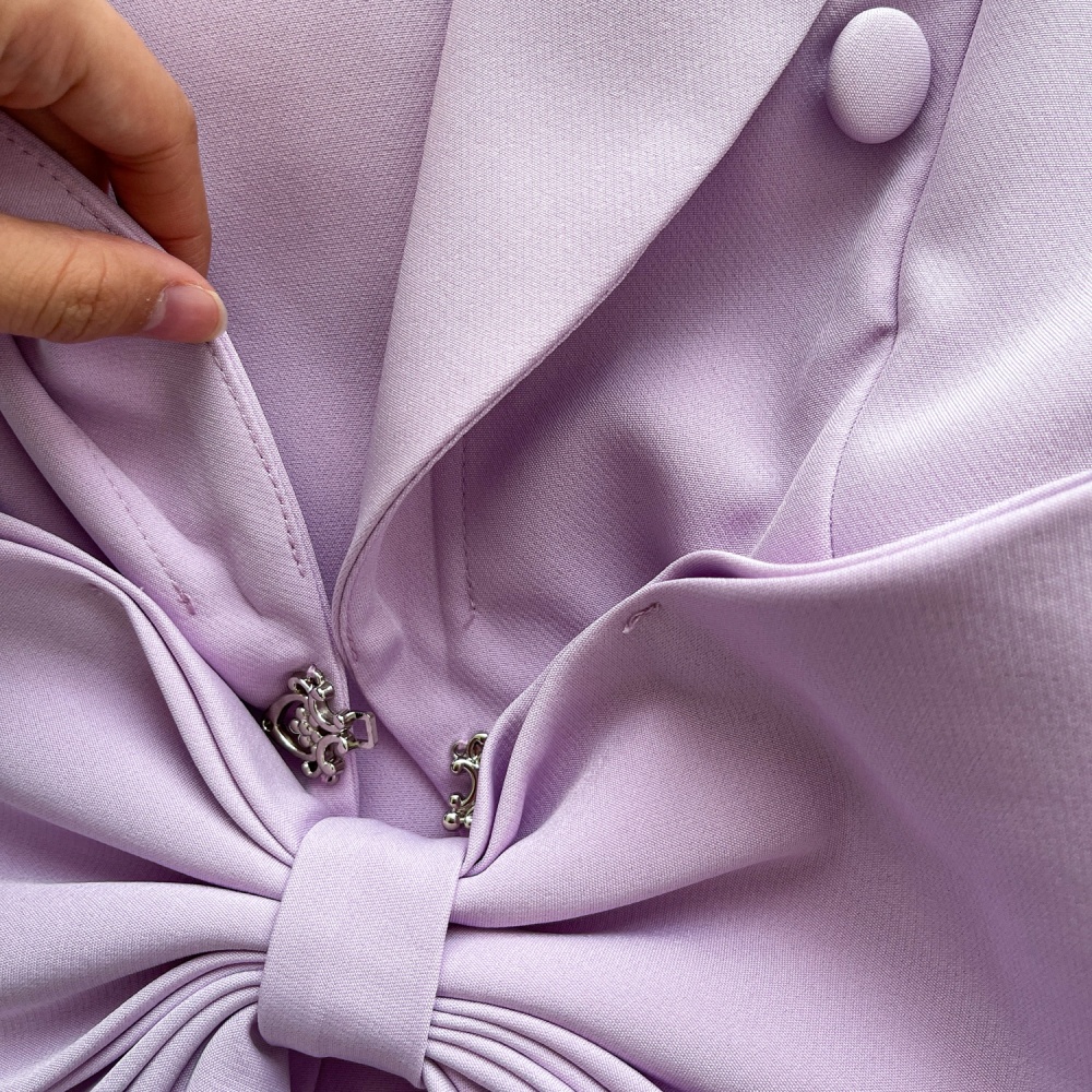 Fashion light coat long sleeve business suit for women