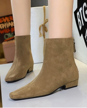 Retro fashion boots broadcloth short boots for women