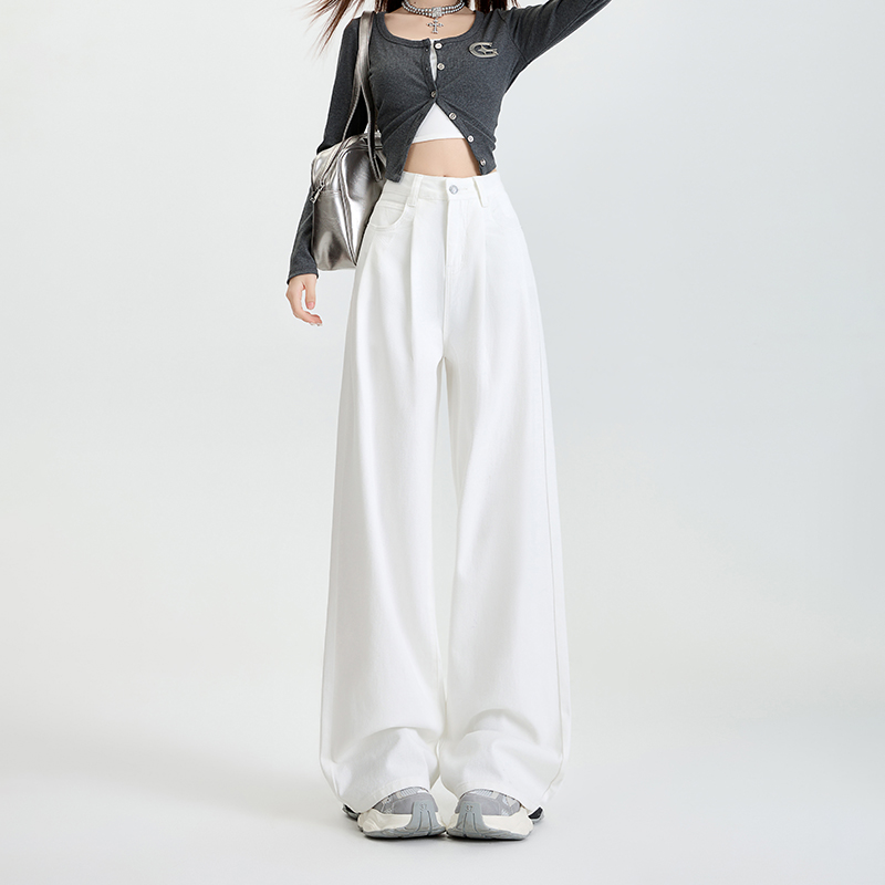 Mopping long pants straight pants for women