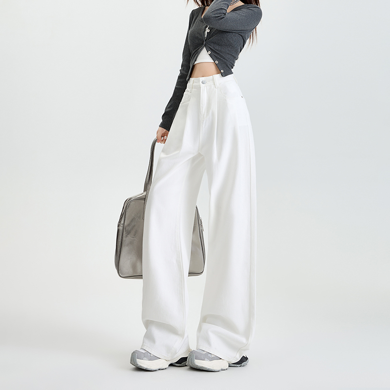 Mopping long pants straight pants for women