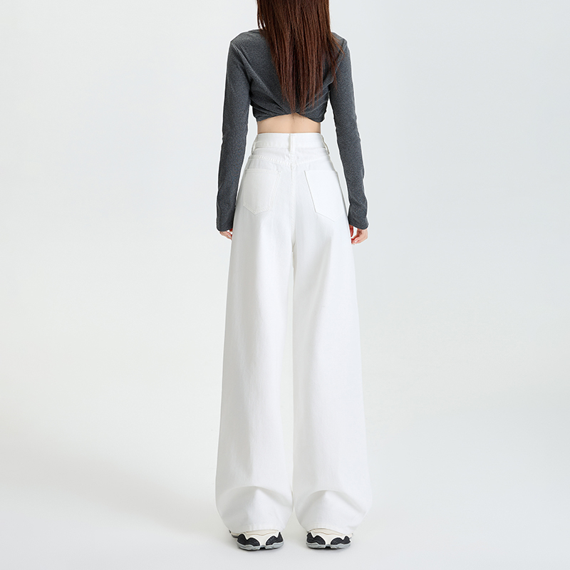Mopping long pants straight pants for women
