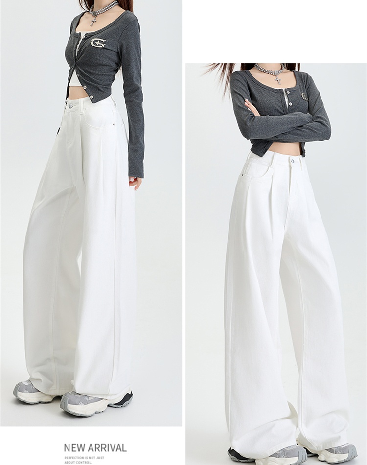 Mopping long pants straight pants for women
