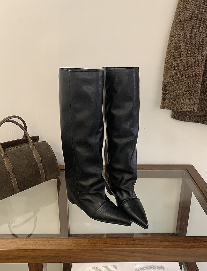 Autumn and winter all-match women's boots slim boots