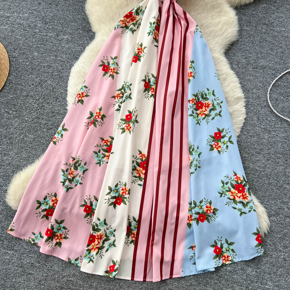 Printing dress long dress for women