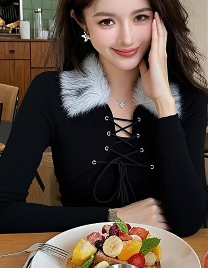 Spicegirl bottoming shirt irregular tops for women