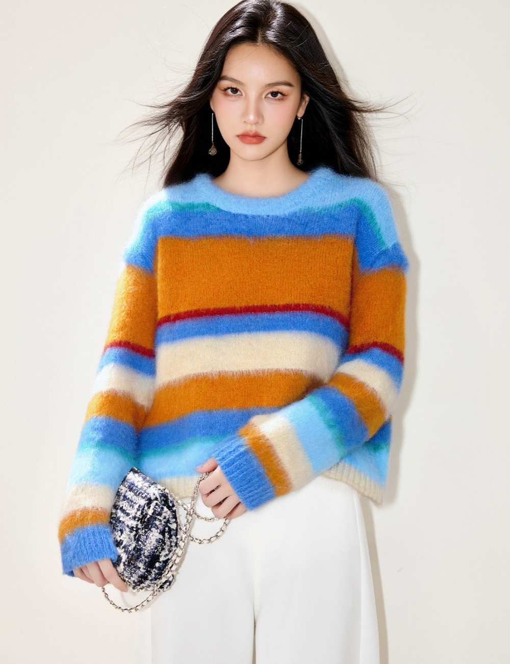 Korean style tops inside the ride sweater for women