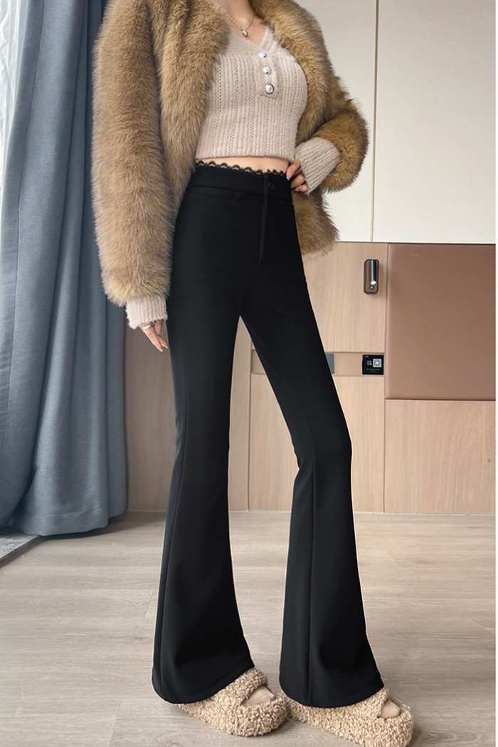 Micro speaker autumn and winter elasticity pants