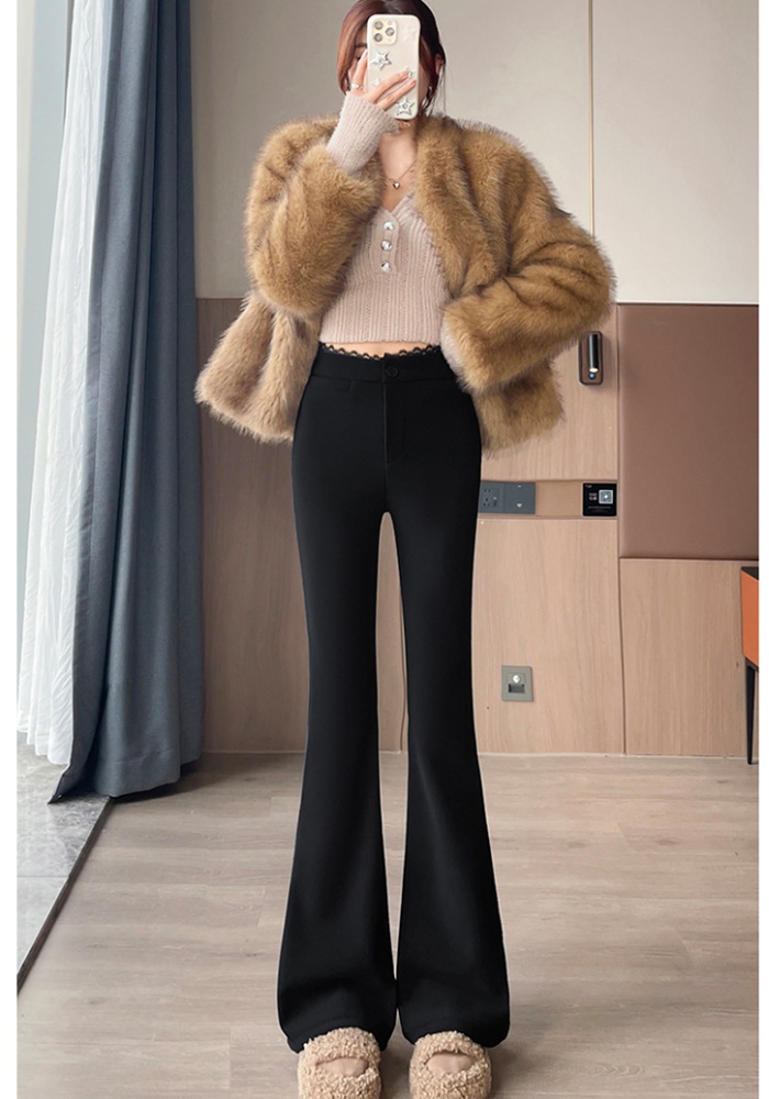 Micro speaker autumn and winter elasticity pants