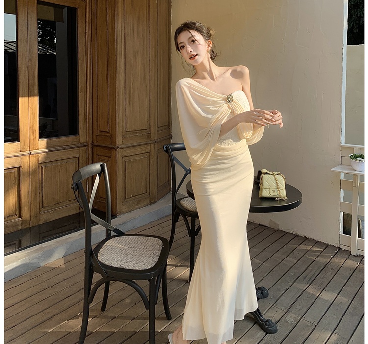 Strapless long dress mermaid formal dress for women