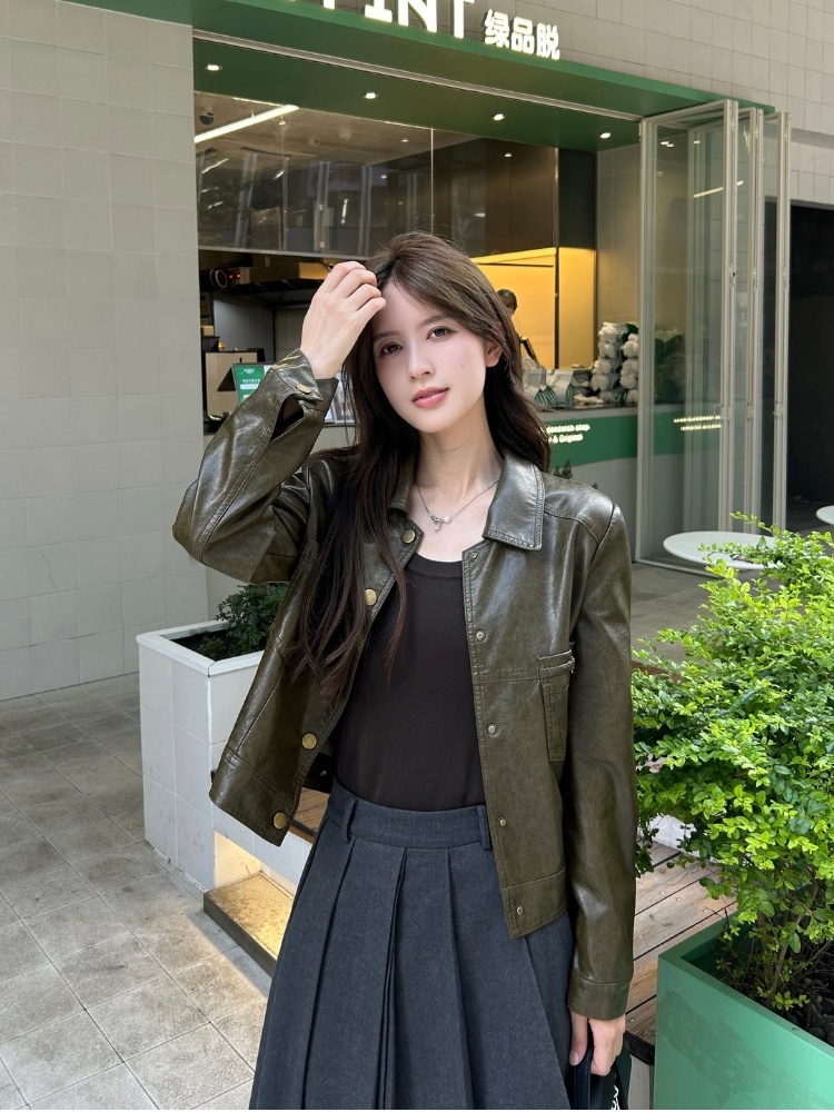 American style locomotive short retro PU wallet