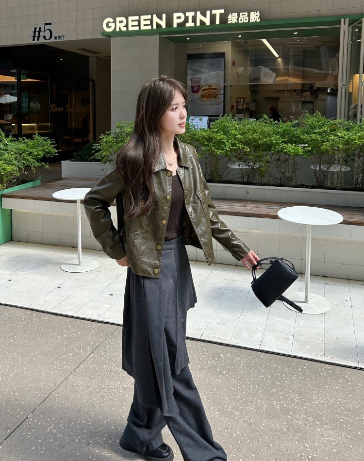 American style locomotive short retro PU wallet