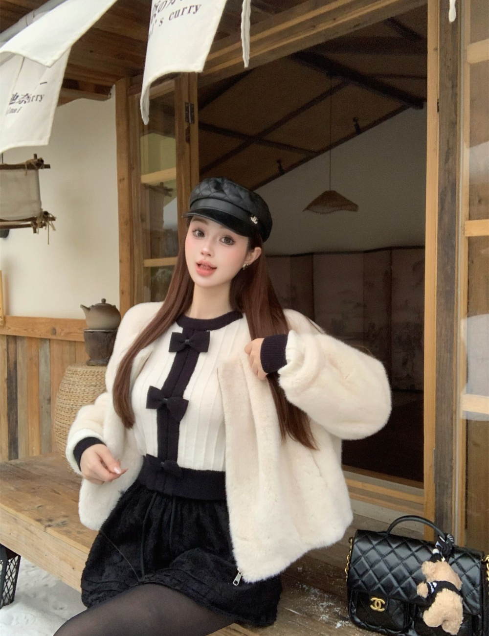 Autumn and winter thermal fur coat temperament coat