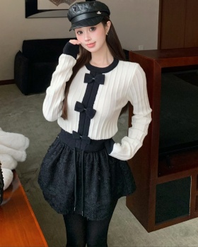Autumn and winter shirts temperament skirt 2pcs set