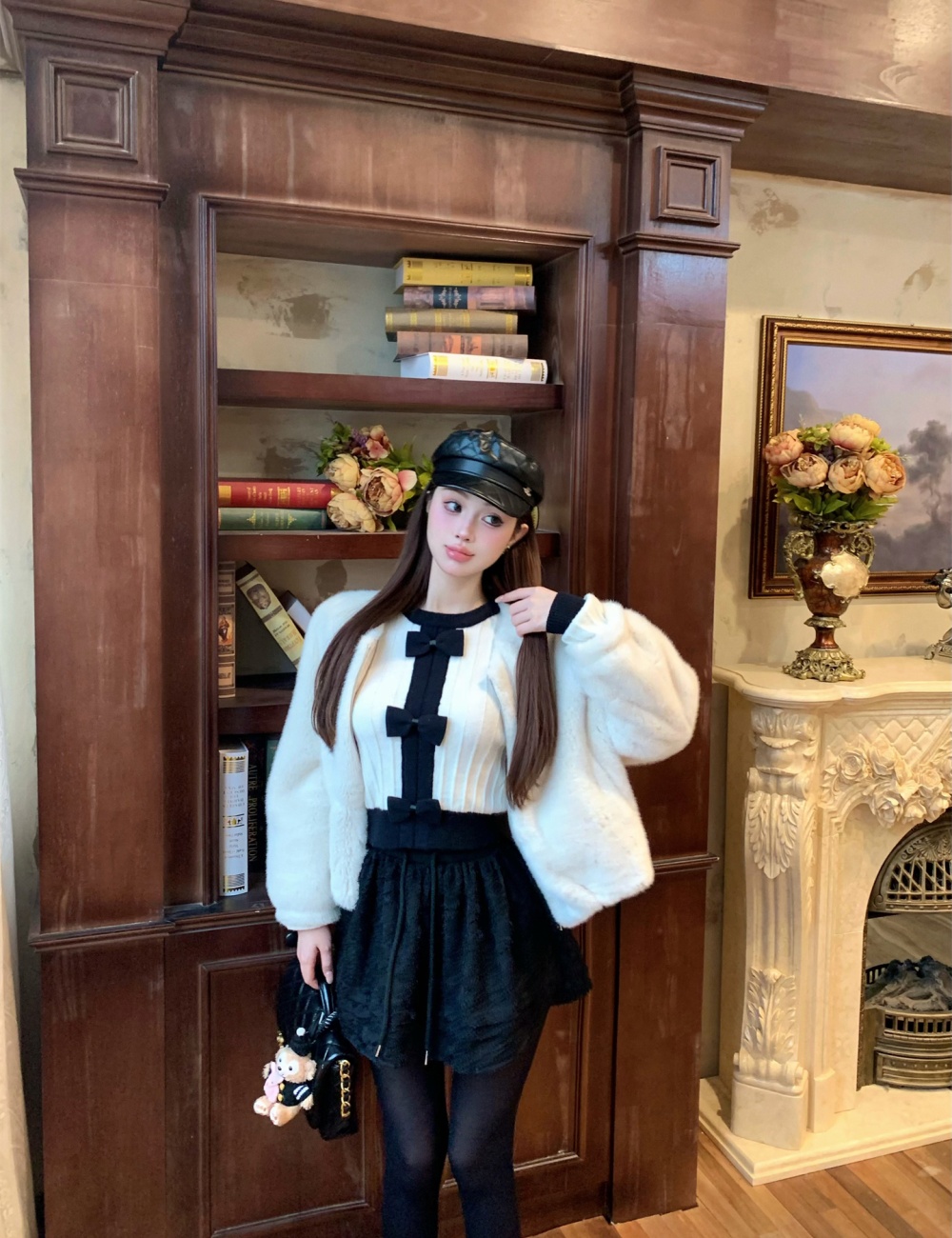 Autumn and winter shirts temperament skirt 2pcs set