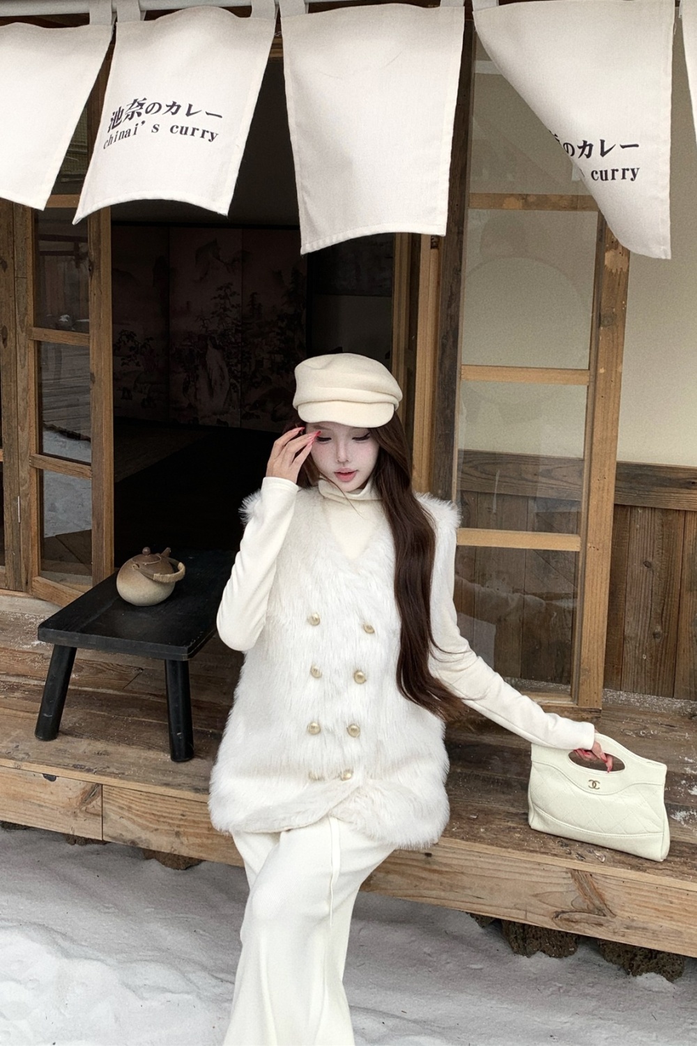 Autumn and winter fur coat waistcoat