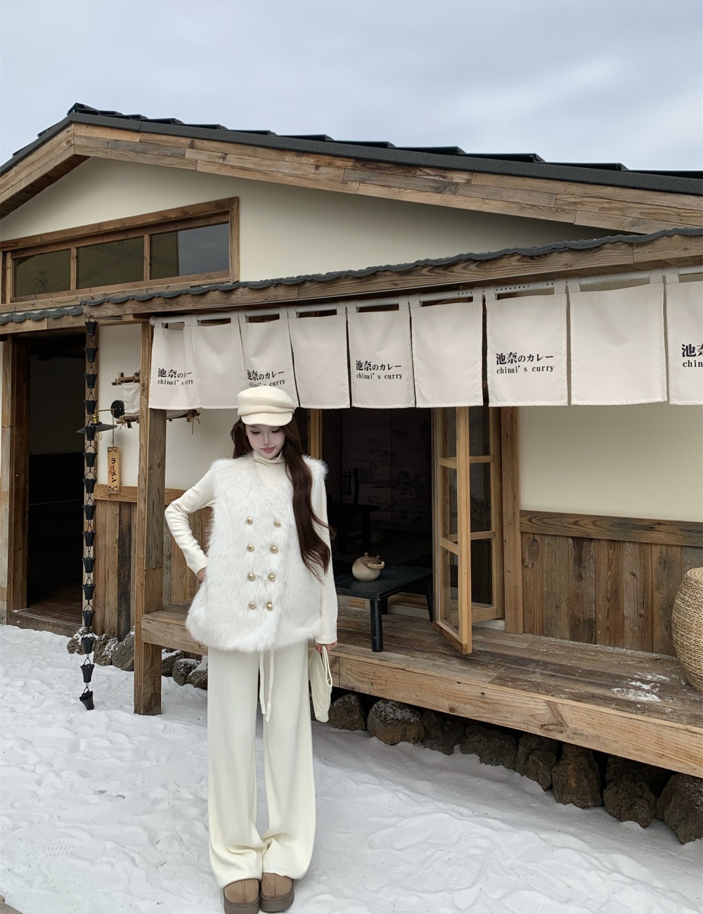 Autumn and winter fur coat waistcoat