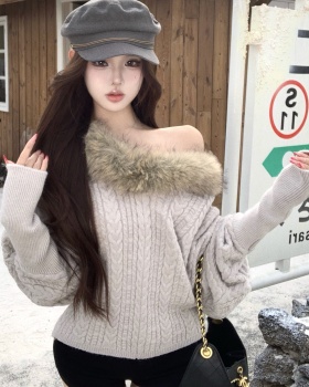 Autumn and winter simulation thick sweater for women