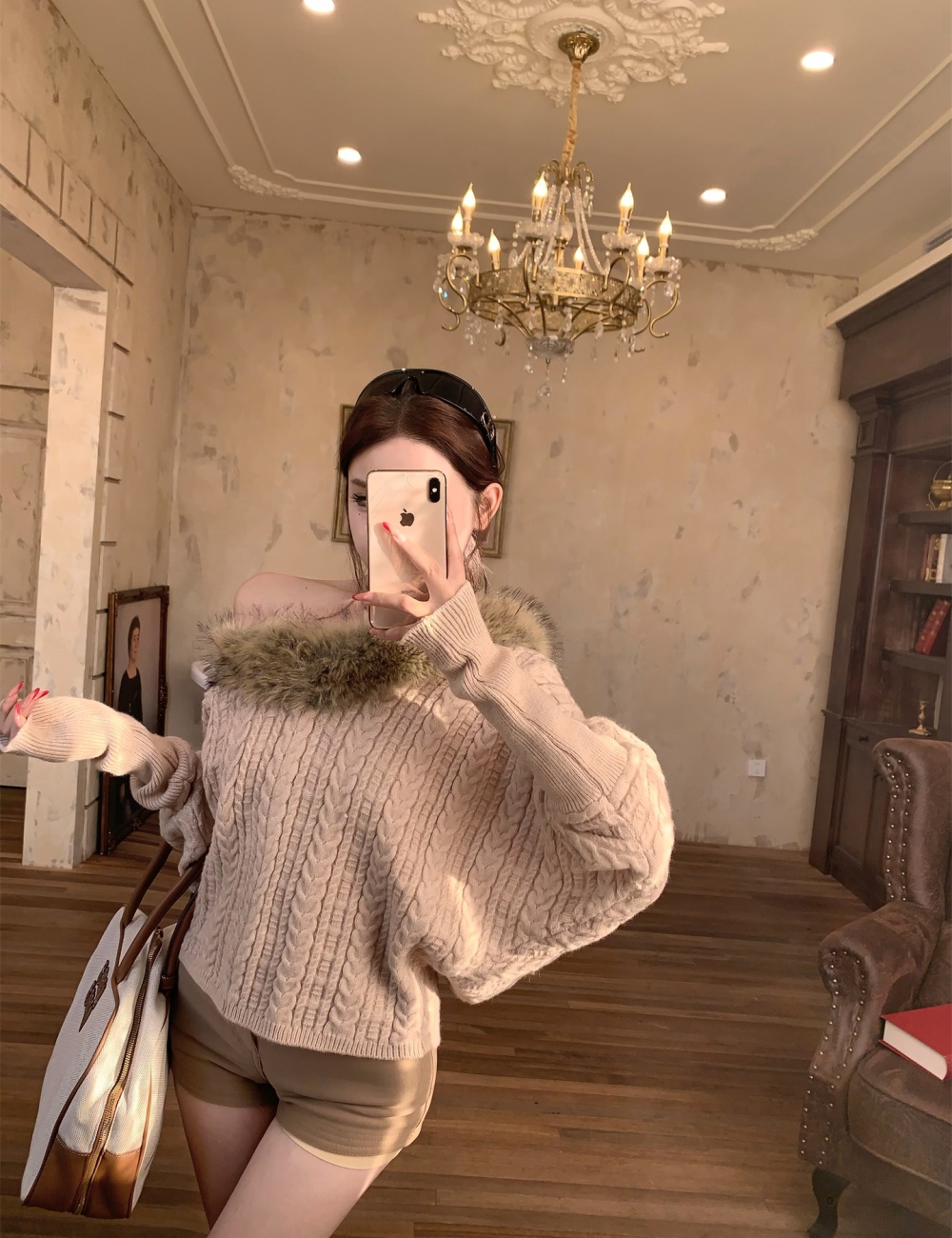 Autumn and winter simulation thick sweater for women