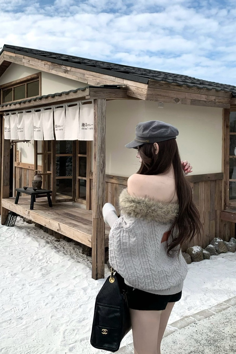 Autumn and winter simulation thick sweater for women