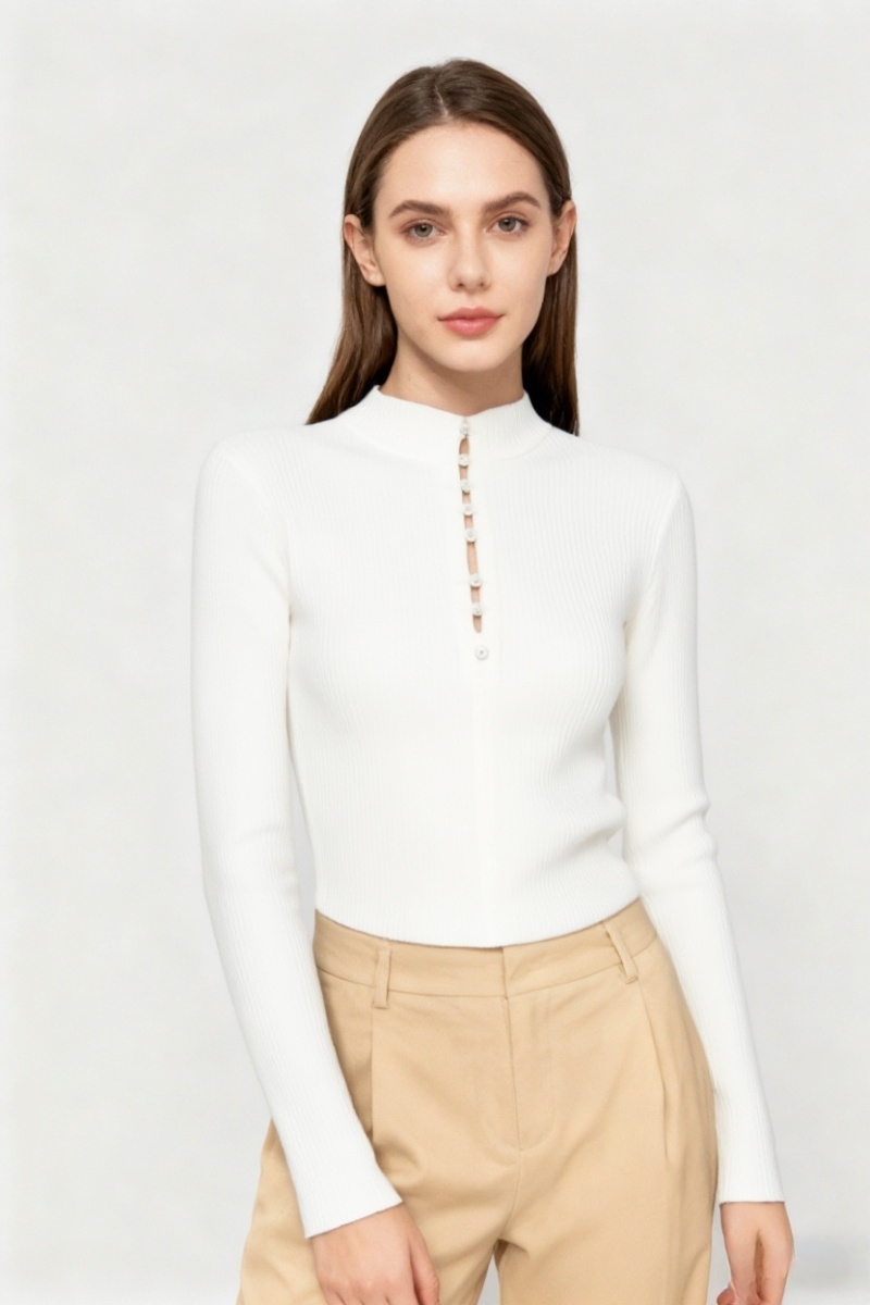 Slim long sleeve bottoming shirt all-match wear sweater